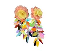 Tassels Drops Earrings Portable Dangle Designs with Silver Hook Festival Accessories Women