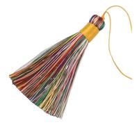 Tassels For Crafts 5/10/20Pcs 16cm Chunky Tassels Soft Elegant Handmade Silky Floss With Cord Loop Chinese Knot For Jewelry Making(Colors,10pcs)