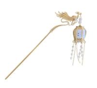 Tassels Hairpin With LED Lamp Vintage Dangling Hair Stick Combs And Acrylic Pin For Traditional