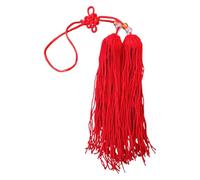tassels， Handmade Silk Chinese Knot Sword Tassel With Beads For Tai Chi Martial Arts Red
