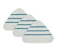 Tassety 3Pcs Steam Mop Replacement Pads Triangle Washable Cloth Cleaning Floor Microfiber Pad Steam Mop Fittings