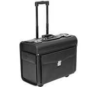 Tassia Rolling Pilot Case, Wheeled Executive Luggage, Cabin Suitcase, Flight Case Laptop Bag, Business Travel Bag, Carry-Ons