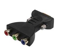 tassieroon 3RCA RGB Female to HD 15-Pin VGA Style Component Video Jack Adapter Conventer