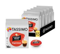 Tassimo, 80 Espresso Grand'Mere Coffee Pods, Compatible