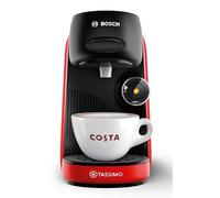 Tassimo Finesse Friendly Pod Coffee Machine in Red TAS163EGB with INTELLIBREW and IntensityBoost, Compatible with 50 Different Beverages