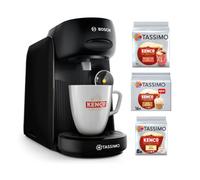 Tassimo by Bosch Finesse Friendly Pod Coffee Machine, TAS162EGBC, Black | Includes 40 Drinks (Kenco Coffee), Value Starter Bundle, INTELLIBREW technology, 0.7 Litres