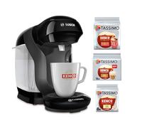 Tassimo by Bosch Style Friendly Pod Coffee Machine, TAS112EGBC, Black | Includes 40 Drinks (Kenco Coffee), Value Starter Bundle, INTELLIBREW technology, 0.7 Litres