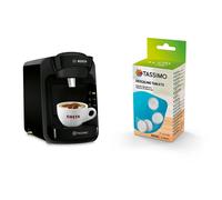 Tassimo by Bosch Suny 'Special Edition' TAS3102GB Coffee Machine,1300 Watt, 0.8 Litre, Black with TCZ6008 Descaling Tablets - 8 Tablets