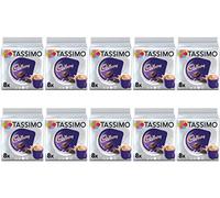 Tassimo Cadbury Hot Chocolate Pods - 10 Packs (80 Drinks)