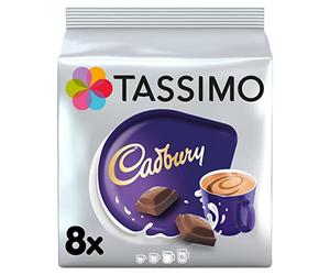 Tassimo Cadbury Hot Chocolate Pods, Pack of 8
