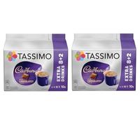 Tassimo Cadbury Hot Chocolate Pods x10 (Pack of 2, Total 20 Capsules)