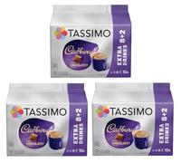 Tassimo Cadbury Hot Chocolate Pods x10 (Pack of 3, Total 30 Capsules)