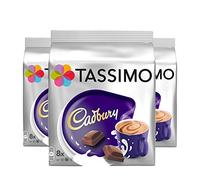 TASSIMO CADBURY Hot Chocolate x3 Packs, Total 24 T Discs Capsules