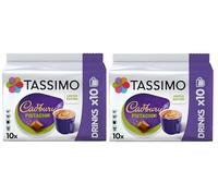 Tassimo Cadbury Pistachio Coffee Pods x10 (Pack of 2, Total 20 Drinks) Chocolate Pistachio Flavour T DISCs, Creamy Hot Drink Capsules
