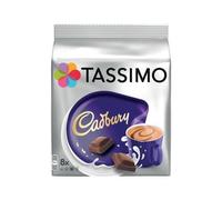 Tassimo Cadbury's Chocolate Hot Drink Mix, 5 Packages of 150625, Powder