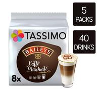 Tassimo Coffee Pods Baileys Latte Macchiato 10 Packs (80 Drinks)