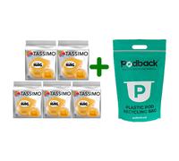 Tassimo Coffee Pods Café Hag Crema Decaff 5 Packs (80 Drinks)