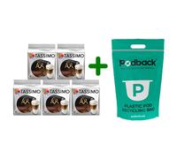 Tassimo Coffee Pods Cases of 5 Packets with Podback Bag - Shop Our Full Range