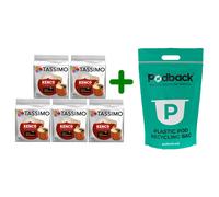 Tassimo Coffee Pods Cases of 5 Packets with Podback Bag - Shop Our Full Range