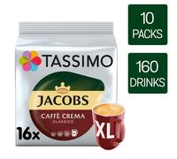 Tassimo Coffee Pods Jacobs Caff Crema Classico XL 10 Packs (160 Drinks)