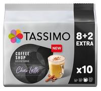 Tassimo Coffee Shop Selections Chai Latte Coffee Pods x10 (Pack of 1, Total 10 Capsules) Black Tea with Indian Spices & Creamy Milk