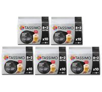 Tassimo Coffee Shop Selections Chai Latte Coffee Pods x10 (Pack of 5, Total 50 Capsules) Black Tea with Indian Spices & Creamy Milk