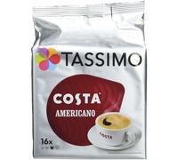 Tassimo Costa Americano Coffee Pods (Case of 5, Total 80 pods, 80 servings)