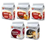 Tassimo Costa Americano/Kenco Americano Grande XL/L'Or XL Classique Coffee Pods - 5 Packs (80 Drinks)