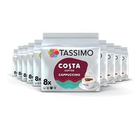 Tassimo Costa Cappuccino Coffee Pods - 10 Packs (80 Drinks)