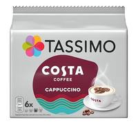 Tassimo Costa Cappuccino Coffee Pods x6 | Case of 1