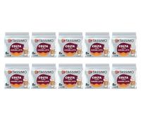 Tassimo Costa Caramel Latte Coffee Pods - 10 Packs (80 Drinks)