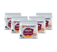 Tassimo Costa Caramel Latte Coffee Pods x8 Pack of 5 Total 40 Drinks