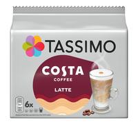 Tassimo Costa Latte, Pack of 6