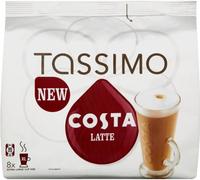 TASSIMO COSTA Cappuccino/Latte/Americano/Cadbury (4 Packs Set = 40 Drinks)