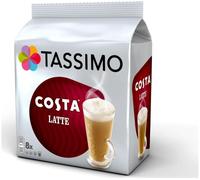 Tassimo Costa Latte Coffee Pods 1x 8
