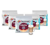 Tassimo Costa Skinny Latte Coffee Pods (Pack of 5, Total 60 Pods, 30 Servings)