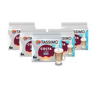 Tassimo Costa Skinny Latte Coffee Pods (Pack of 5, Total 60 Pods, 30 Servings)