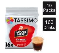 Tassimo Grand Mere Espresso Coffee Pods x16 (Pack of 10, Total 160 Pods)