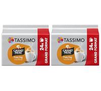 Tassimo Grand Mere Petit Dej Coffee Capsules x24 (Pack of 2, Total 48 Capsules) - Smooth Mild Breakfast Coffee T DISCs