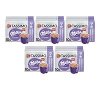 Tassimo Hot Chocolate Pods Milka 5 Packs (50 Drinks)