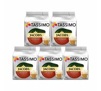 Tassimo Jacobs Cafe Au Lait Coffee Pods, Pack Of 5, 80 Drinks