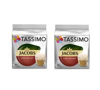 TASSIMO JACOBS CAFE AU LAIT - Pack of 2 (Total 32 Servings, 32 t-discs) T-disc Capsules Variety Pack / coffee pods