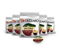 Tassimo Jacobs Caffe Crema Classico, Coffee with a fine Cream, 5 Pack, 5 x 16 T-Discs