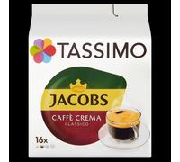 Tassimo Jacobs Caffè Crema Classico Ground Coffee 112G (16 Capsules)