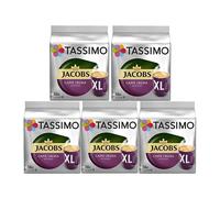 Tassimo Jacobs Caffè Crema Intenso XL 80 Coffee Capsules Pack of 5 5 x 16 Drinks