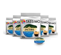 TASSIMO Jacobs Caffe Crema Mild Coffee Capsules Pods T-Discs 5 Pack, 80 Drinks