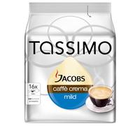 Tassimo Jacobs Caffè Crema Velvety & Mild, 16 T-Discs