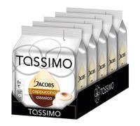 TASSIMO Jacobs Cappuccino Classico Coffee Pods - 5 Packs (40 Drinks)