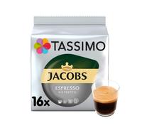 Tassimo Jacobs Espresso Ristretto Coffee Pods- 15 Packs (240 Drinks)