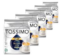 Tassimo Jacobs Krönung Médaille d´Or, Rainforest Alliance Certified, Pack of 5, 5 x 16 T-Discs